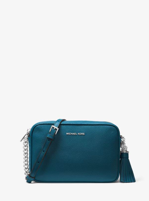 Damske Crossbody Kabelka Michael Kors Ginny Leather Tyrkysové - Kabelky Michael Kors Vypredaj | TJSIA-1706
